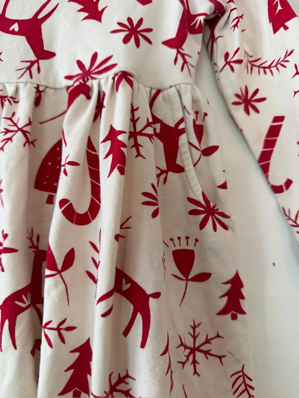 Hanna Andersson Christmas Dress, Size: 2T.